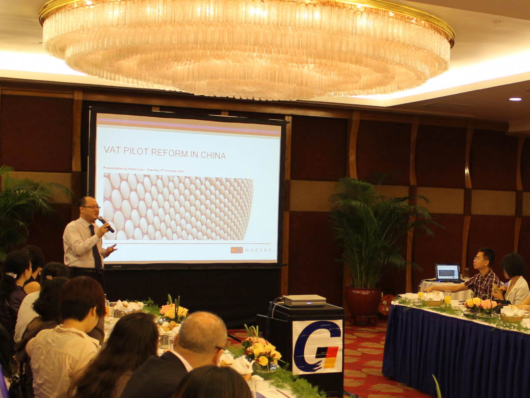Mazars - VAT seminars in Guangzhou and Shenzhen